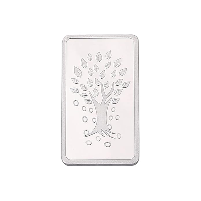 Kundan 999.9 Purity Kalpataru Tree 1gm Silver Bar