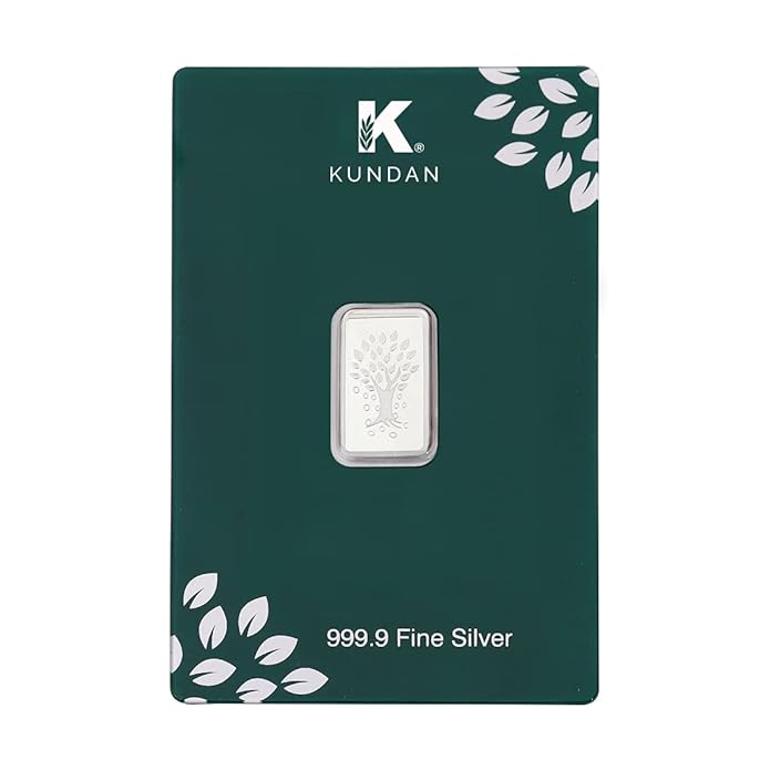 Kundan 999.9 Purity Kalpataru Tree 1gm Silver Bar