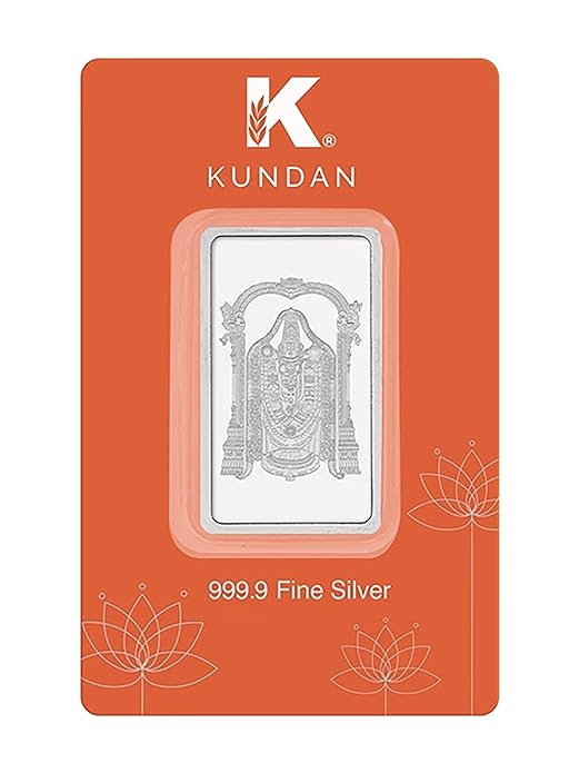 Kundan 999 Silver Tirupati Balaji Precious 50 gm Coin