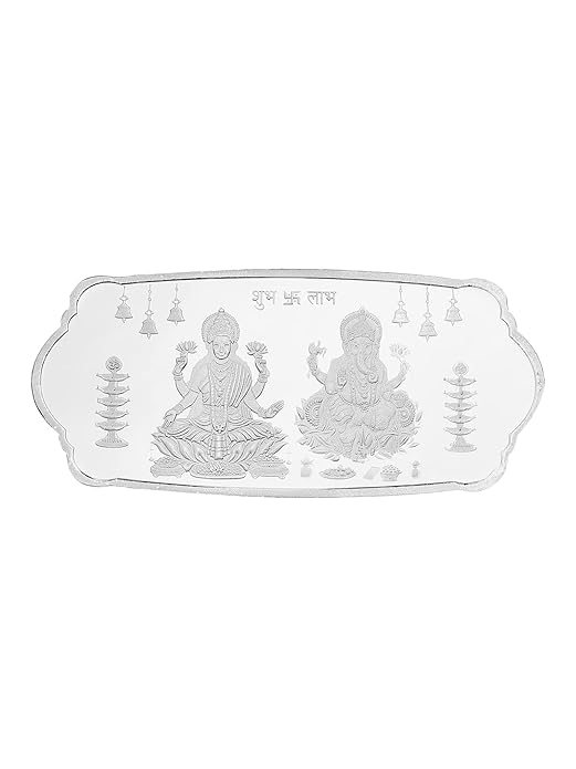 Kundan 50gm (999.9) Lakshmi Ganesh Stylized Bar