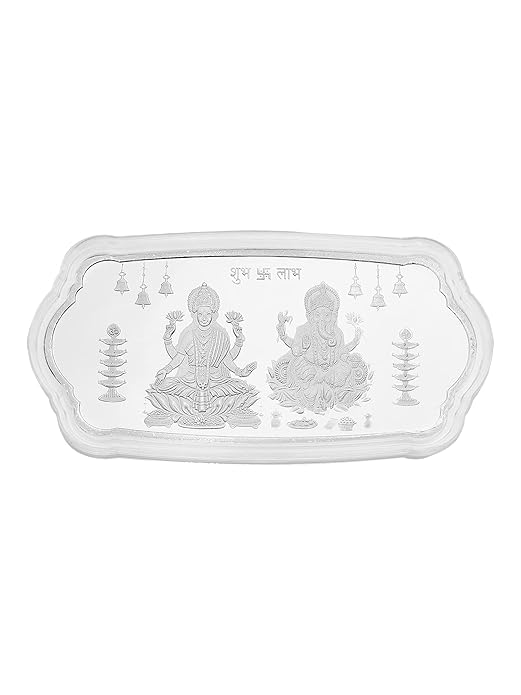 Kundan 50gm (999.9) Lakshmi Ganesh Stylized Bar