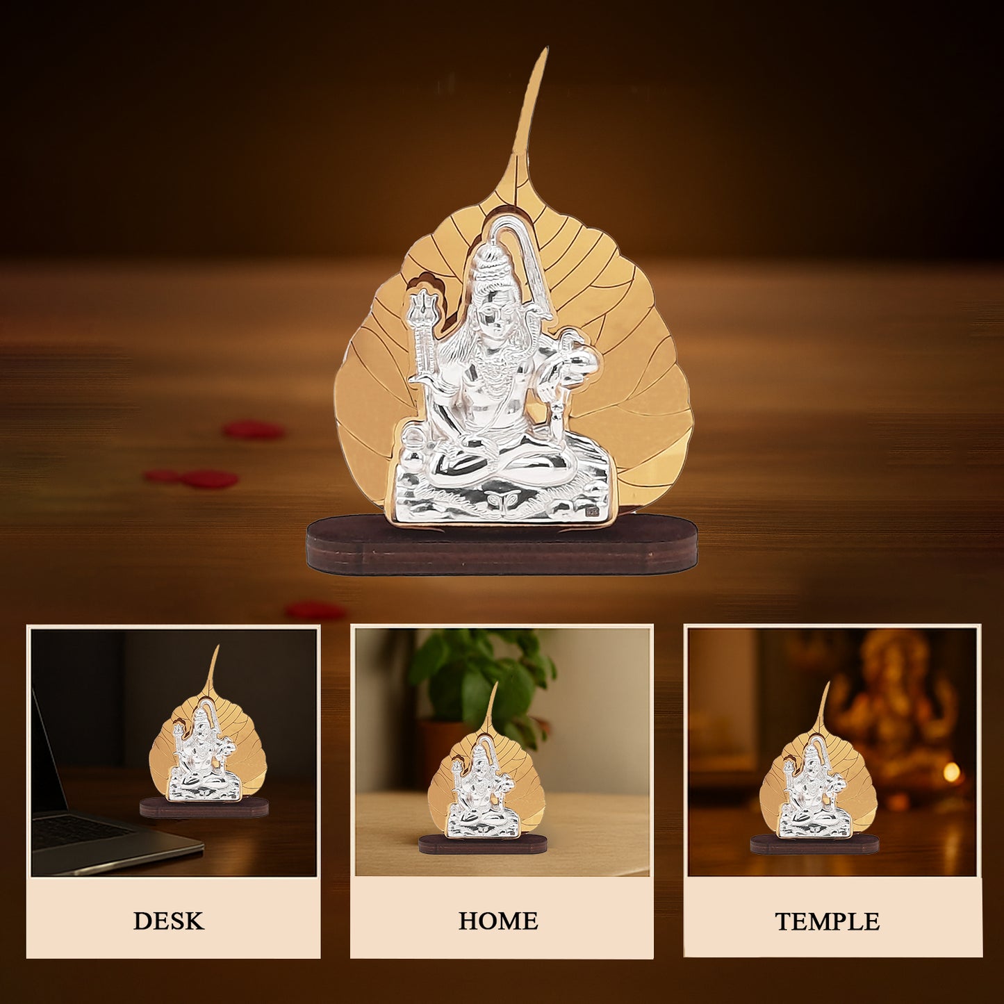 Divine Shiv Ji - Peepal Leaf
