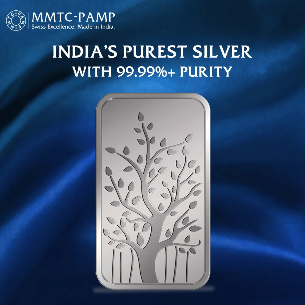 50 gm Silver 999.9 Minted Bar Banyan Tree Certicard