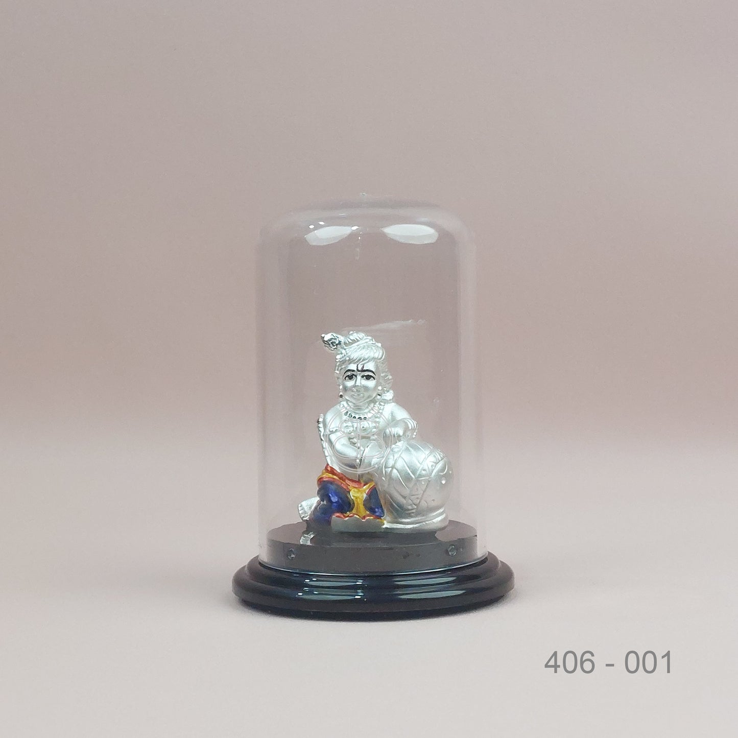 999 Pure Silver Baal Gopal Krishna Ji Idol