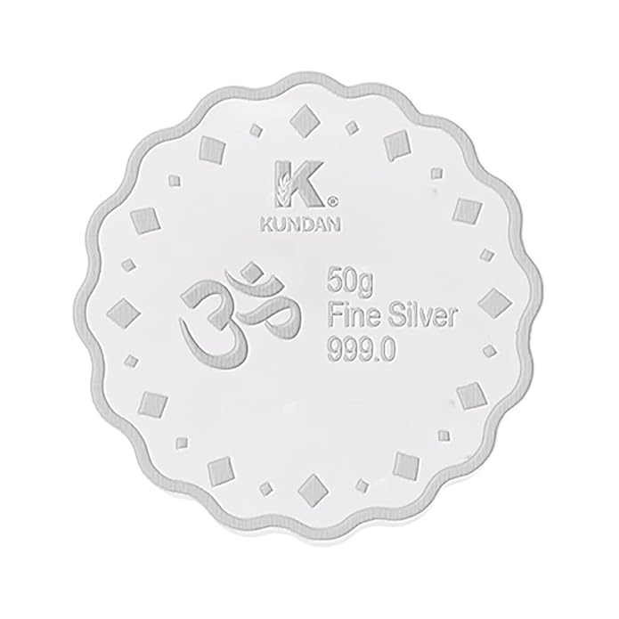 Kundan 50g (999.9) Diya Silver Coin