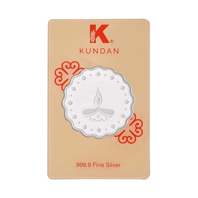 Kundan 50g (999.9) Diya Silver Coin