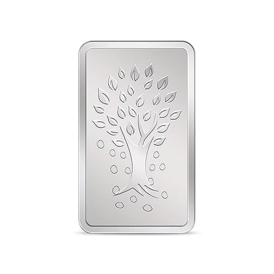 Kundan Silver Kalpataru Tree Precious Coin