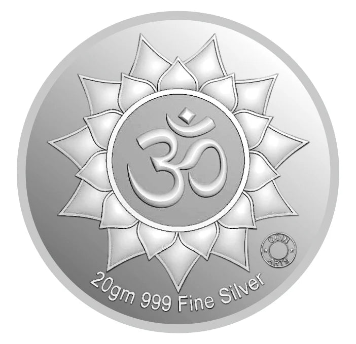 Goddess Durga Ji 999 Silver Colored Coin
