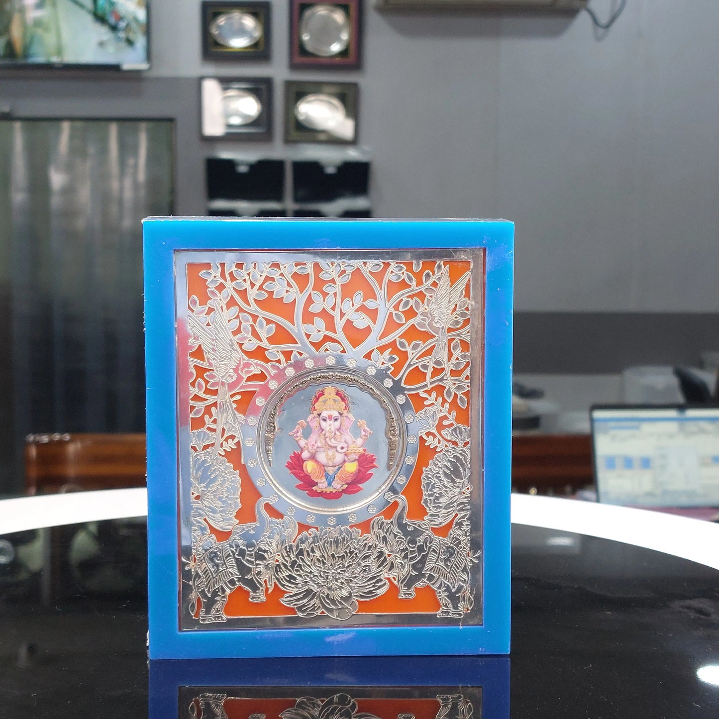 Divine Ganesh Ji Silver Coin