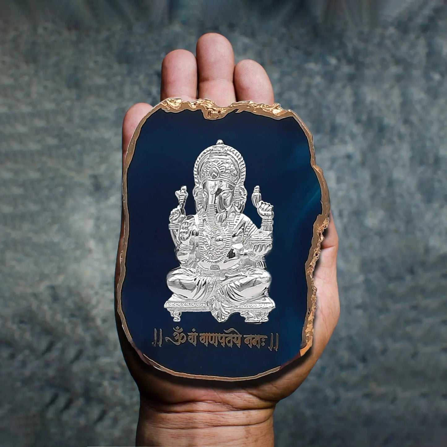 Divine Ganesh Ji - Agate