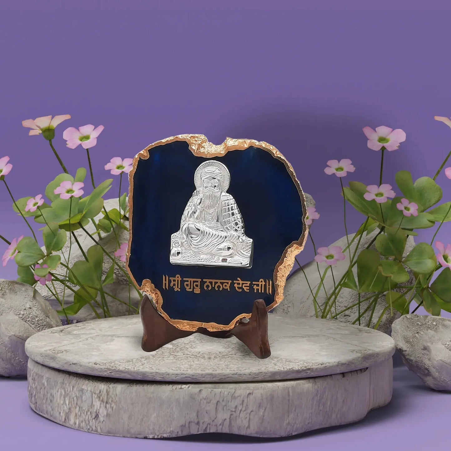 Divine Guru Nanak Dev Ji - Agate