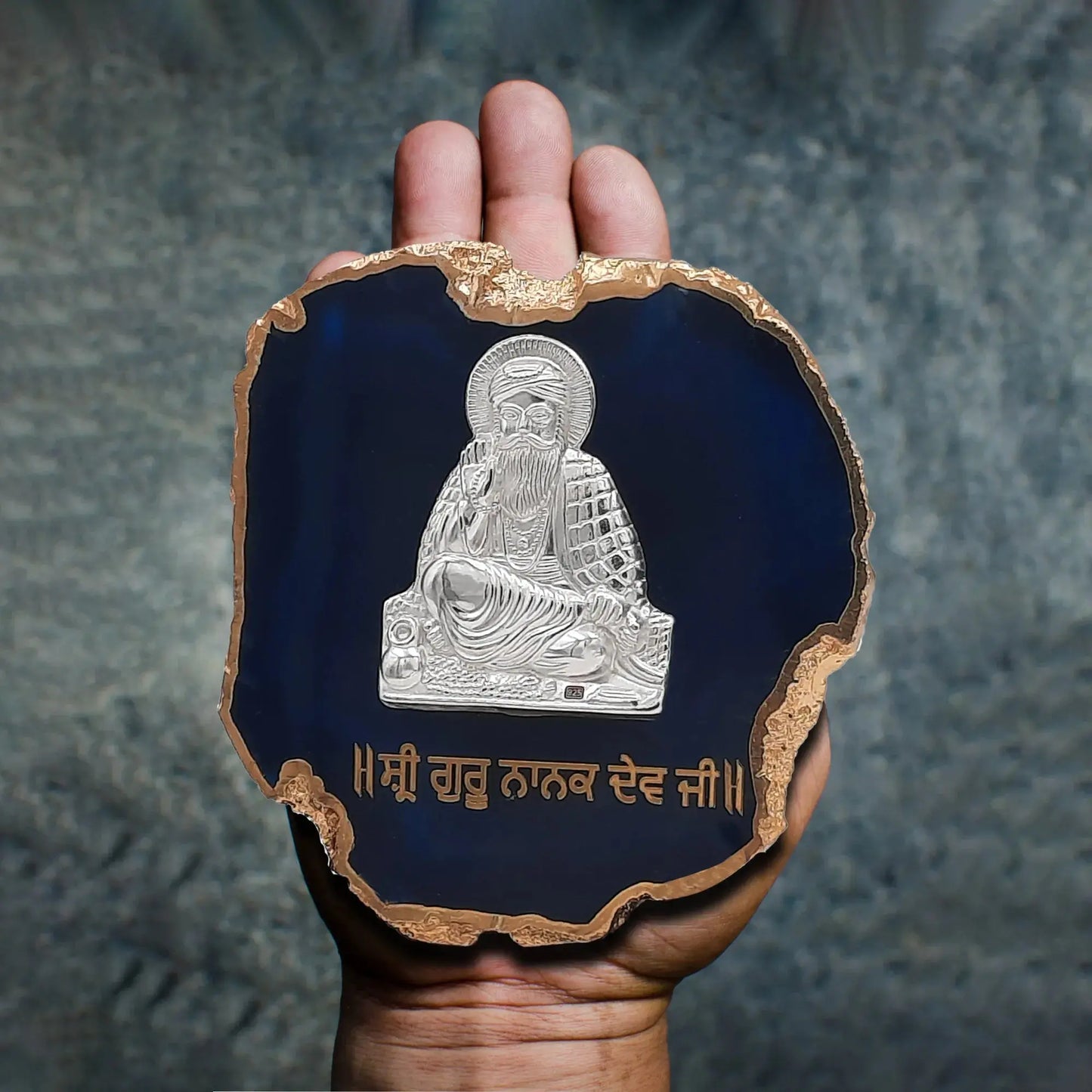 Divine Guru Nanak Dev Ji - Agate