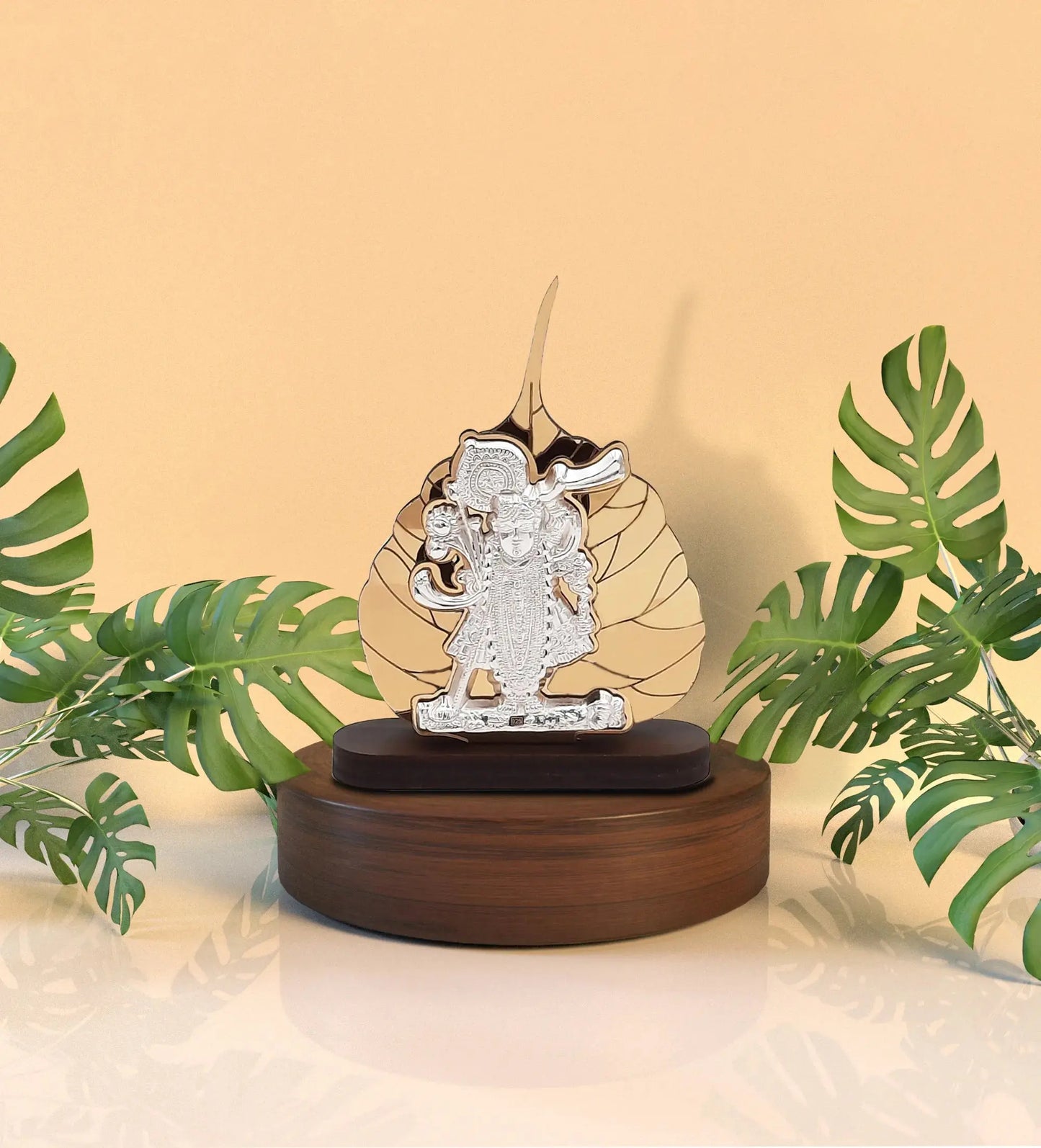 Divine Shrinath Ji - Peepal Leaf