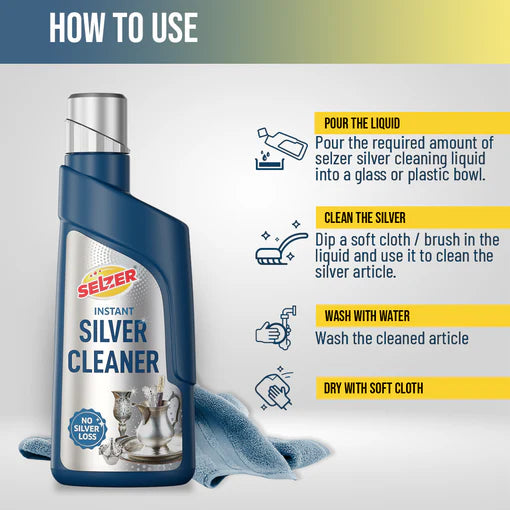 Selzer Silver Cleaner – 250ml | No Silver Loss