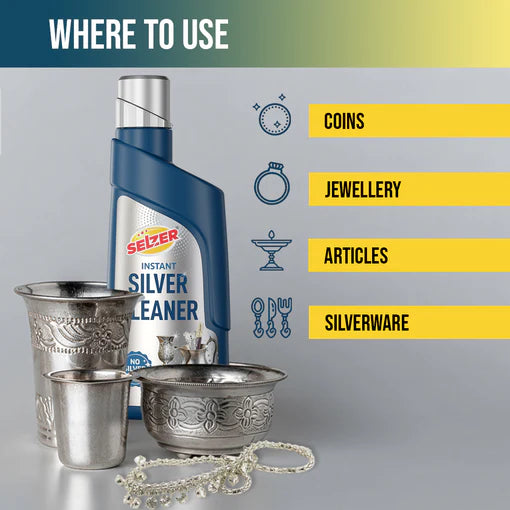 Selzer Silver Cleaner – 250ml | No Silver Loss